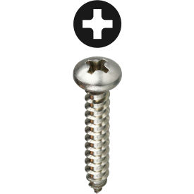 L.H.Dottie® Sheet Metal Screw Phillips Pan Head Stainless Steel #10 x 2