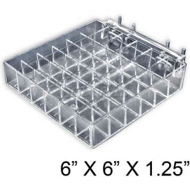 Global Approved 225551 36-Section Lipstick Tray For Pegboard/Slatwall 6