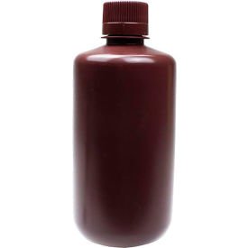 United Scientific™ Reagent Bottle Narrow Mouth HDPE 1000ml Capacity Amber Pack of 6 33429