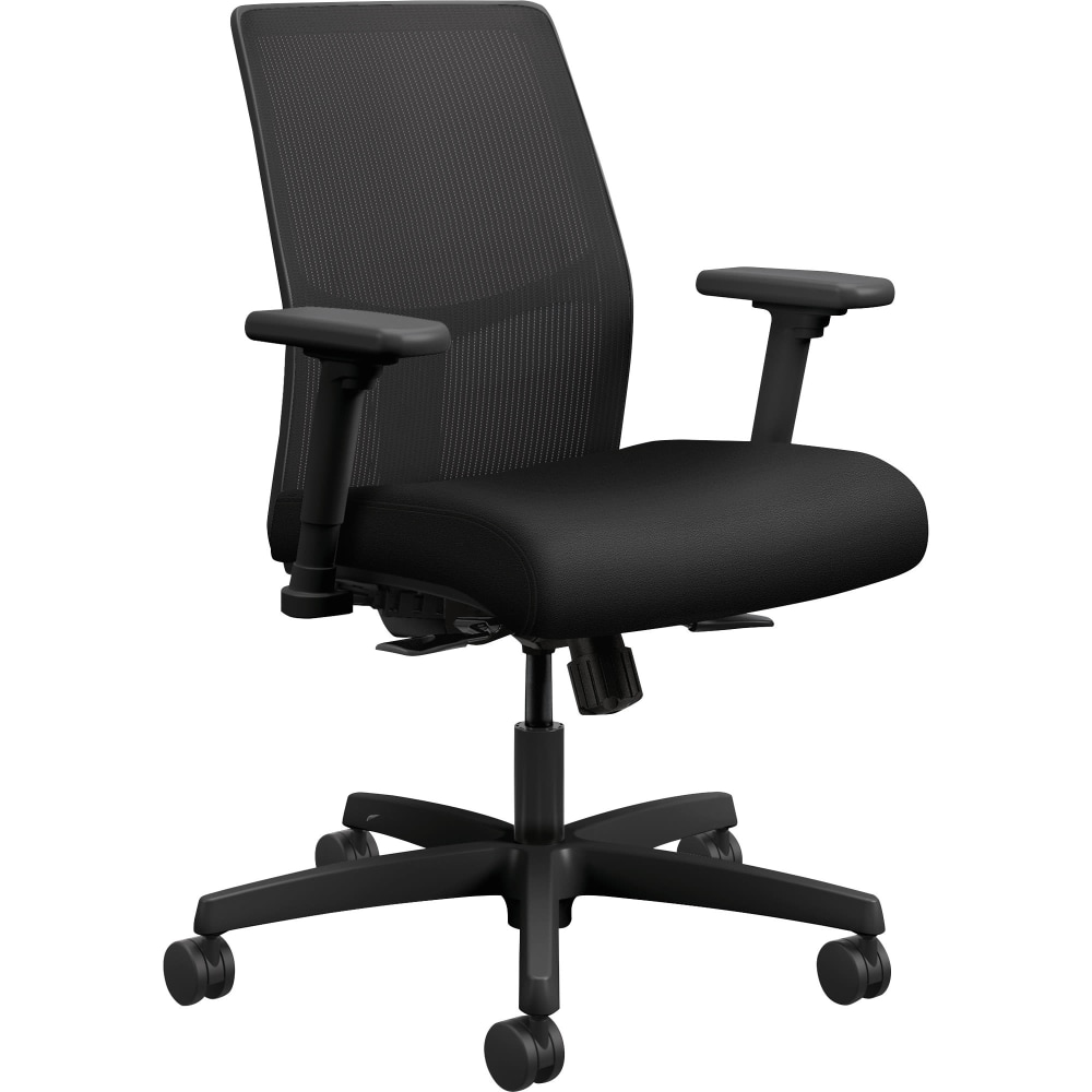 HON Ignition Fabric High-Back Task Chair, 41% Recycled, Black MPN:ITLMKD1MC10B