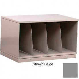 Stackbin® One-Shelf X-Ray Storage Cabinet Gray 3-1XRGY