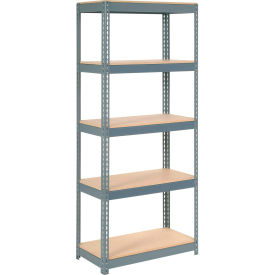 GoVets 5 Shelf Standard Duty Boltless Shelving Starter 36