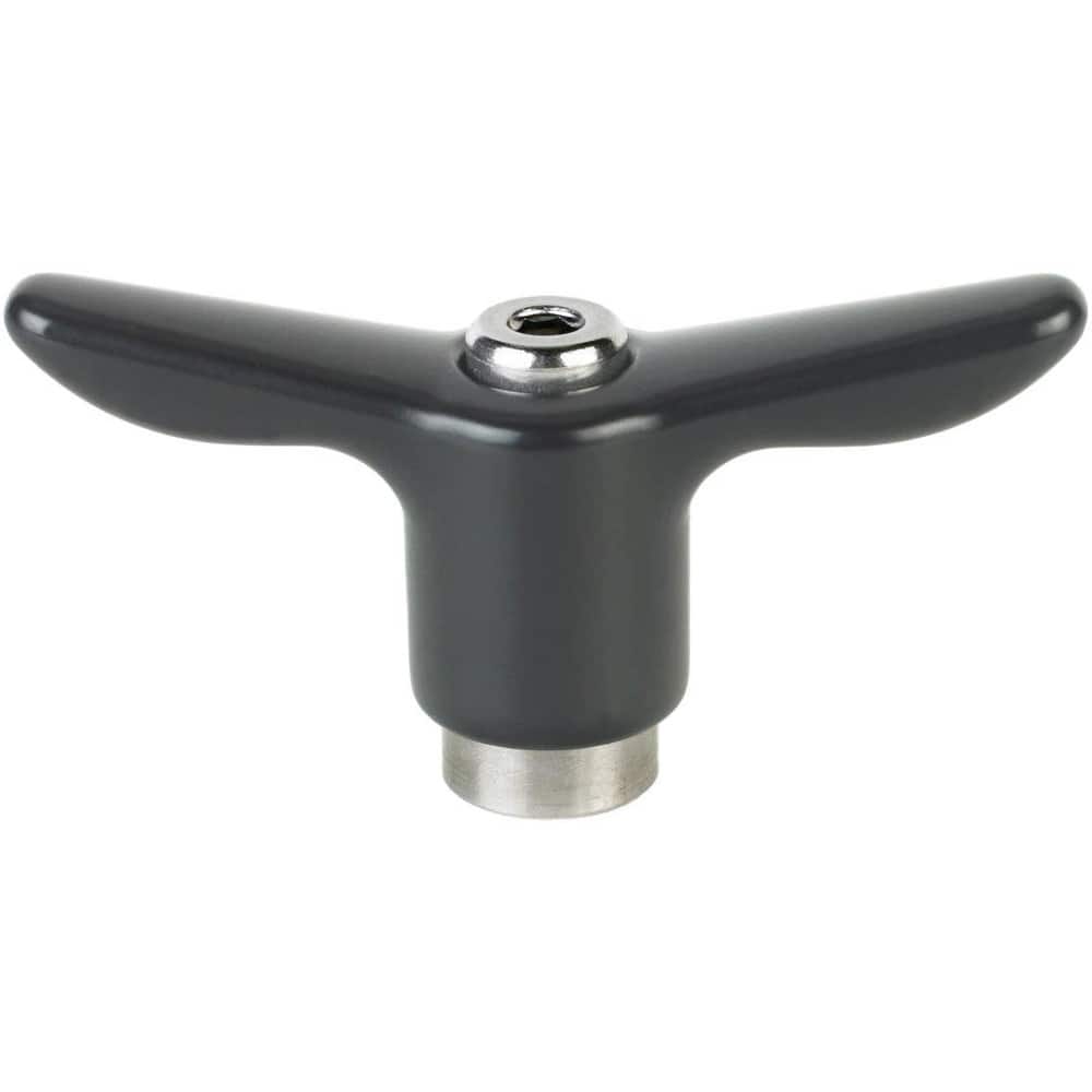 Adjustable Clamping Handles, Connection Type: Threaded Hole , Handle Type: T-Handle , Mount Type: Threaded Hole  MPN:TH-108SS