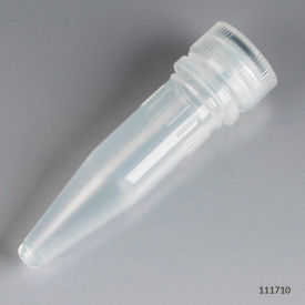 Microtube 1.5mL Attached Screw Cap for Color Insert O-Ring Sterile Polypropylene 1000/Pack 111710