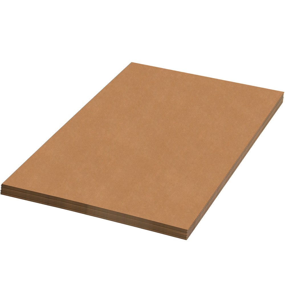 Partners Brand Corrugated Sheets, 16in x 12in, Kraft, Pack Of 50 MPN:SP1612