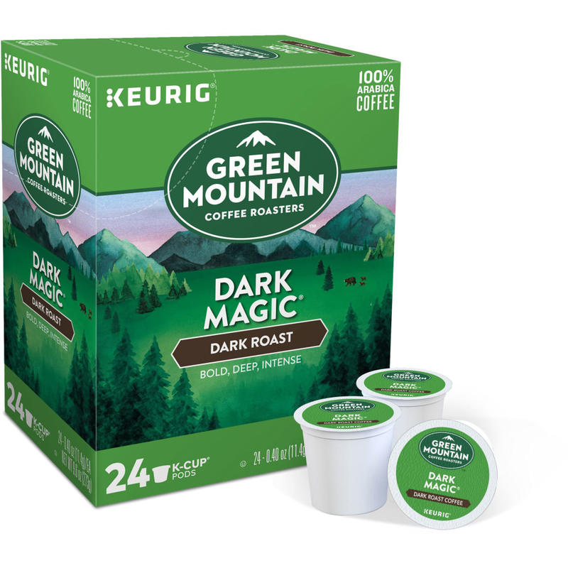 Green Mountain Coffee Single-Serve Coffee K-Cup Pods, Dark Magic Extra-Bold, Carton Of 24 (Min Order Qty 4) MPN:4061