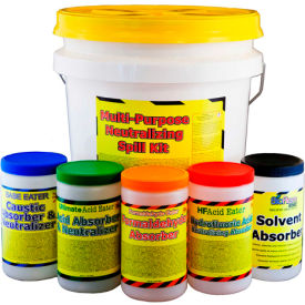 Spill Wizards Multi-Purpose Absorber & Neutralizing Spill Kit 3.5 Gallon 6600-035 6600-035
