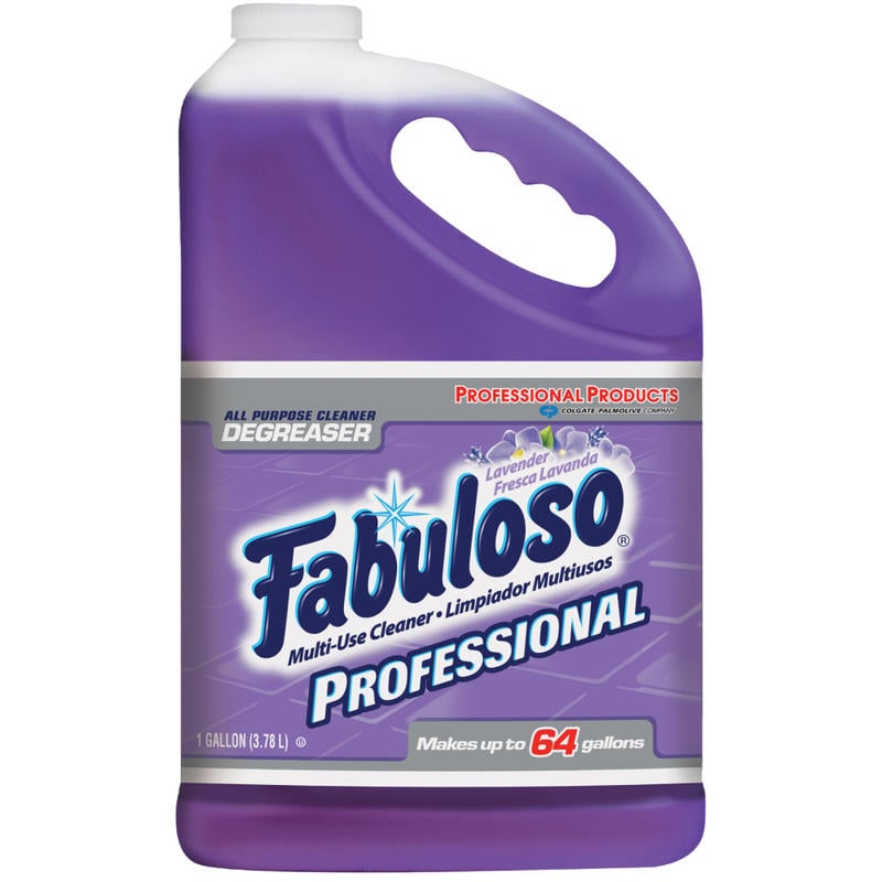 Fabuloso All-Purpose Cleaner Concentrate, Lavender Scent, 128 Oz Bottle MPN:4307