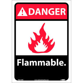 Graphic Signs - Danger Flammable - Vinyl 10
