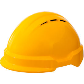 Delta Plus Americana Climbing WIND Safety Helmet Type 1 4-Point Mega Ratchet Suspension Yellow WEL21102YE
