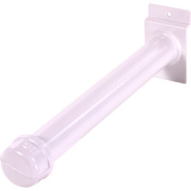 Econoco Pipeline 10 in. L Gloss White Slatwall Faceout PSSW10WH - Pkg Qty 12