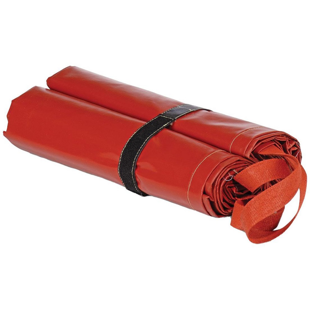 Rescue Blankets; Type: Lithium Battery Fire Blanket ; Material: Pyroxene; Silicone ; Overall Length: 16.40ft ; Overall Width: 16ft ; Color: Red ; Container Type: Bag MPN:BAT301