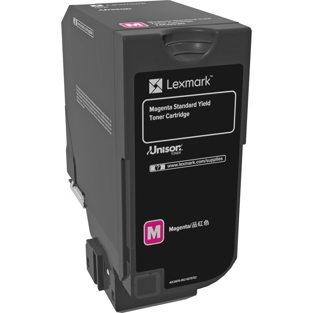 Lexmark Magenta Toner Cartridge For, 74C0S30 MPN:74C0S30