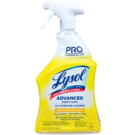 Professional LYSOL Brand Advanced Deep Clean All Purpose Cleaner Lemon Breeze 32 oz 12/Carton 19200-00351