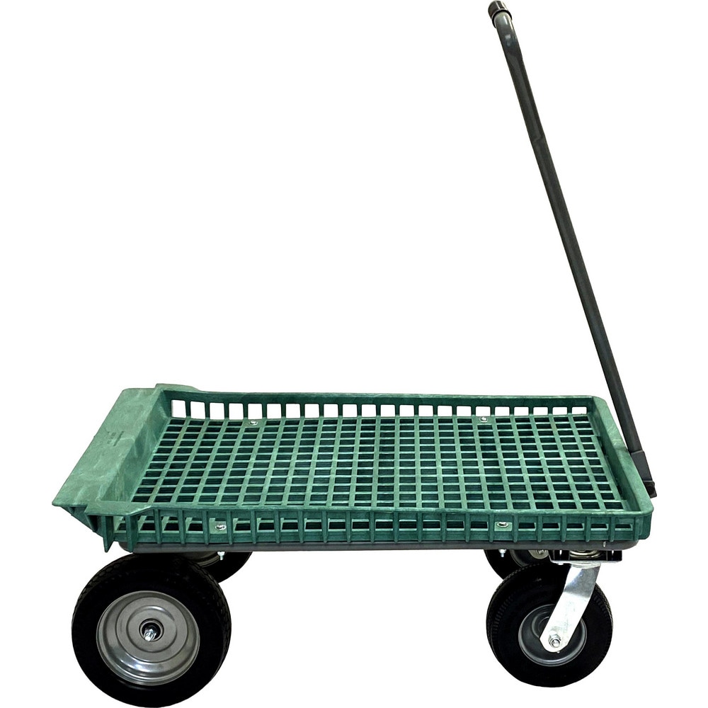 Bar, Panel & Platform Trucks, Truck Type: Garden Cart , Load Capacity: 250 lb , Platform Profile: Lipped , Platform Style: Perforated , Height (Inch): 21-1/2  MPN:CART-883G-FF (K