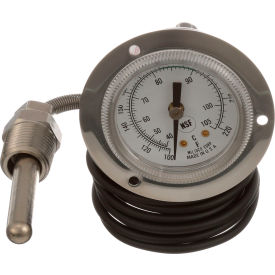 Allpoints 621012 Rinse Thermometer2 100-220F Front Flang XND16X50