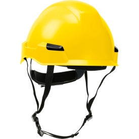 Dynamic Rocky Industrial Climbing Helmet Polycarbonate / ABS Shell Ratchet Adjustment Yellow 280-HP142R-02