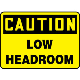 Accuform MECR620VP Caution Sign Low Headroom 10