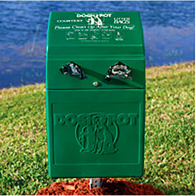 DogiPot® Dogvalet® Dog Waste Bag Dispenser with 400 Bags Forest Green 1005-2