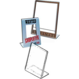 Slant Back Acrylic Vertical Signholder 11