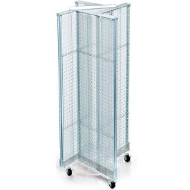 Global Approved 700443-CLR Pinwheel Pegboard Display W/Wheel Base 13.5