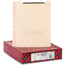Smead® Manila Self-Adhesive End/Top Tab Folder Dividers Two Fasteners Letter 100/Box 68027