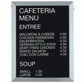 Aarco Aluminum Framed Letter Board Message Center - 18