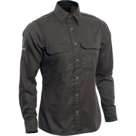 DRIFIRE® Women's Tecgen Flame Resistant Work Shirt S Long-Tall Gray TCGSSWN00115SMXT00