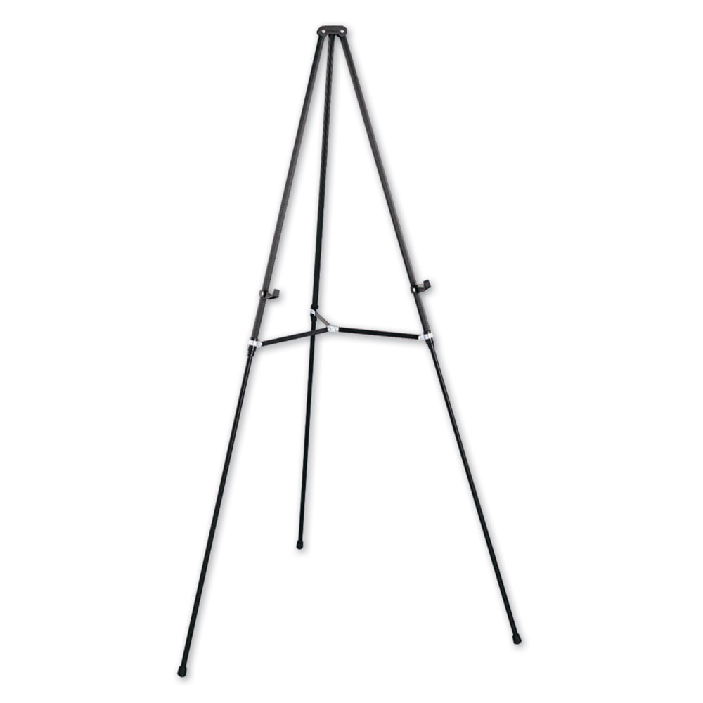 Quartet Lightweight Telescoping Easel, Black Aluminum MPN:51E