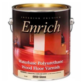 Enrich Varnish & Floor Finish Waterbase Satin Finish Gallon - 542706 542706