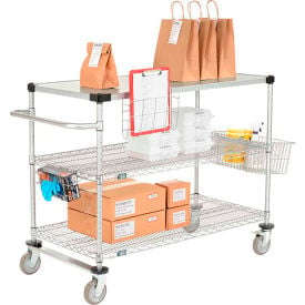 Example of GoVets Chrome Wire Utility Carts category