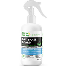 ZolaTerra® No Odor Dry Erase Board Cleaner 8 oz. Trigger Bottle 6 Bottles ZT-NBC-RTU-008OZ-06