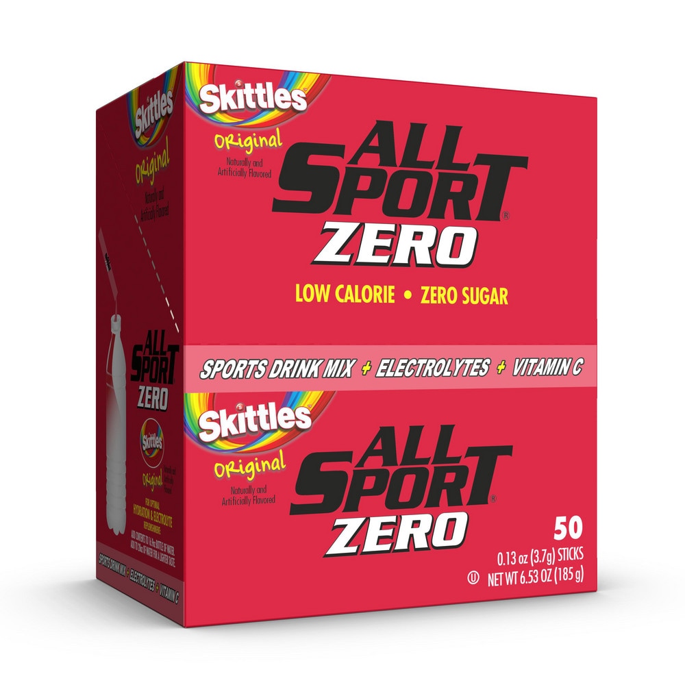Activity & Sport Drinks; Drink Type: Activity Drink ; Form: Powder ; Container Yields (oz.): 16.90 ; Flavor: Skittles ; Container Type: Pouch; Packet ; Sugar Content: Sugar Free MPN:10122541 - Pkg Qty 500