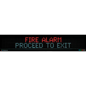 Alpha™ 4000 Semi-Outdoor LED Mass Notification Sign Full Color Power Over Ethernet 4120RGB 153932