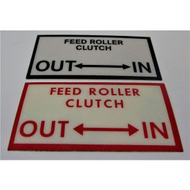 JET® Instruction Plate Feed Ro CM9-3330236 CM9-3330236