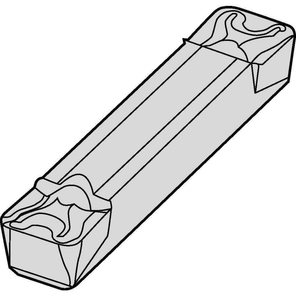 Grooving Inserts; Insert Style: A4G-S-U-GMN ; Insert Size Code: 5S ; Cutting Width (Decimal Inch): 0.1990 ; Cutting Width (mm): 5.05 ; Insert Hand: Neutral ; Insert Material: Carbide MPN:7097858