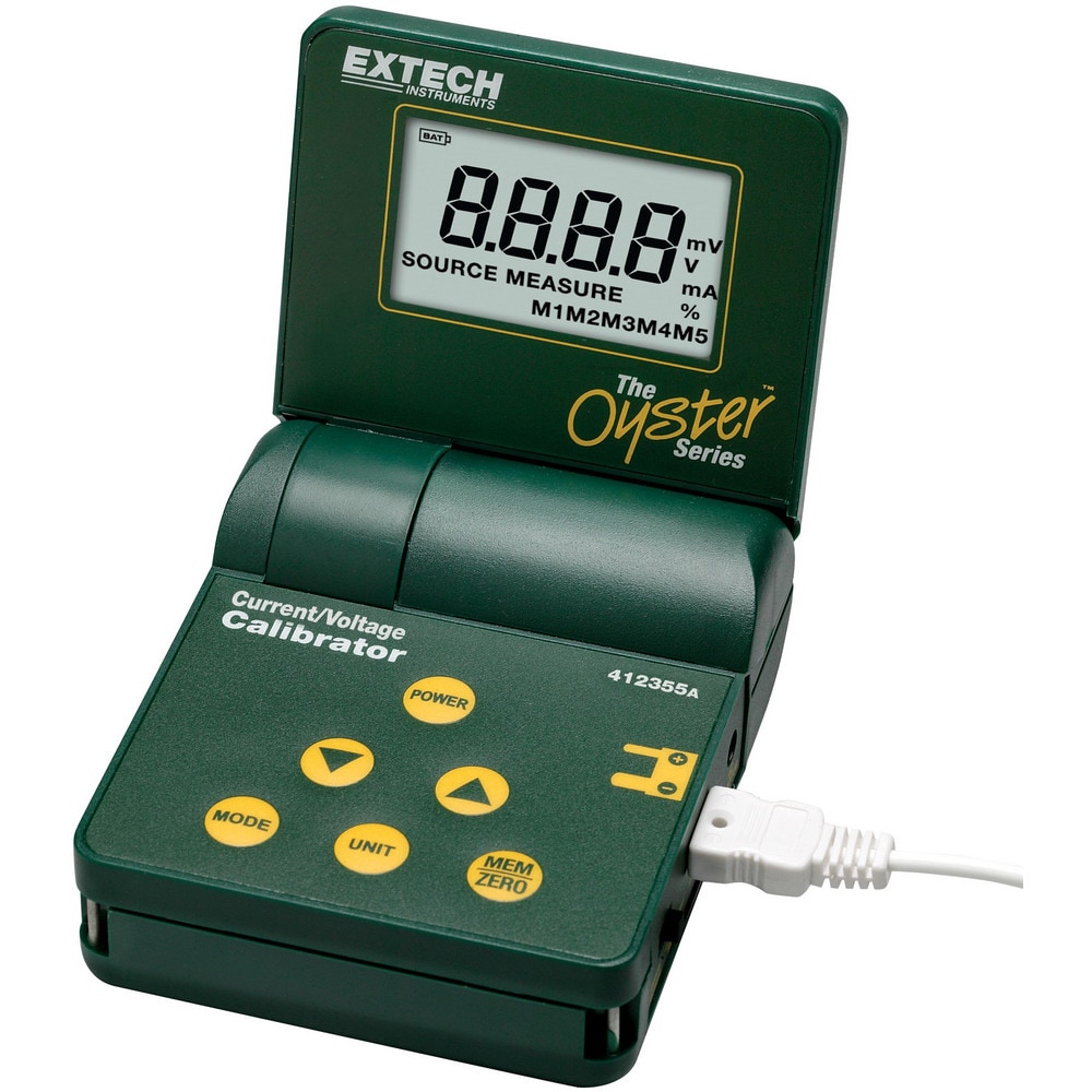 Circuit Continuity & Voltage Testers, Tester Type: Voltage Tester, Current Calibrator , Minimum Voltage: 0 , Maximum Voltage: 20V , Display Type: LCD  MPN:412355A-NIST