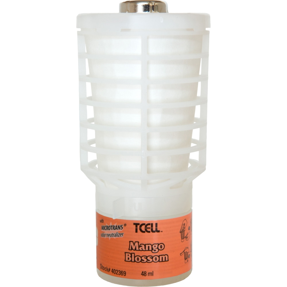 Rubbermaid Commercial T-Cell Odor Control Refill, 1.62 Oz, Mango Blossom, 6/Carton MPN:402369CT