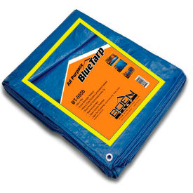 BOEN All Purpose Tarp 50' x 50' Blue - BT-5050 BT-5050