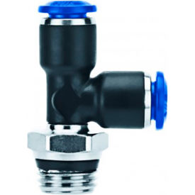 Aignep USA Swivel Run Tee Metal Release Collet 10mm Tube x 3/8