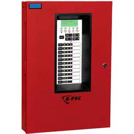 Edwards Signaling FX-5RD Conventional Fire Alarm Control Panels 3 Zone 120V Red With Dialer FX-5RD