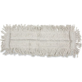 Boardwalk® Disposable Cut End Dust Mop Head Cotton/Synthetic 24 x 5 White BWK1624