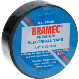 Allpoints 85-1112 Black PVC All Weather Electrical Tape; 3/4