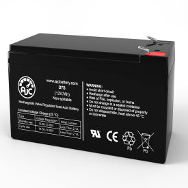 AJC® Potter Electric PFC-4410-RC Alarm Replacement Battery 7Ah 12V F1 AJC-D7S-J-2-186331