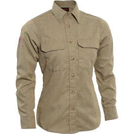 DRIFIRE® Tecgen Select®Women's Flame Resistant Work Shirt M Tan TCGSSWN00112MDRG00 TCGSSWN00112MDRG00