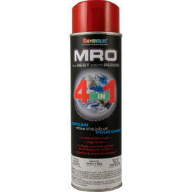 MRO Industrial Enamel 16 Oz. Safety Red 6 Cans/Case - 620-1423 620-1423