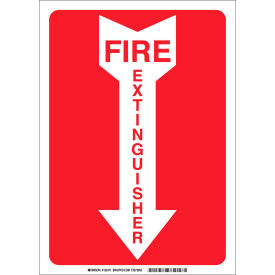 Brady® 25718 Fire Extinguisher Sign Polystyrene 7
