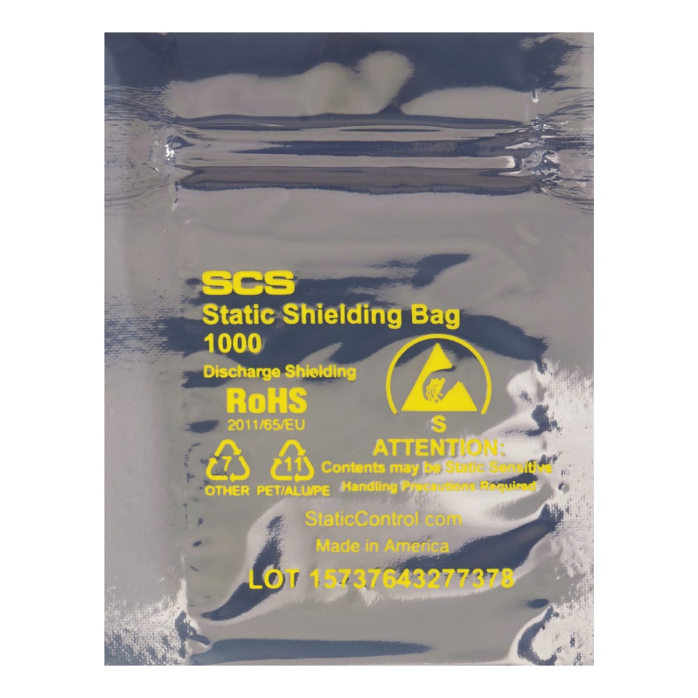 Partners Brand Reclosable Static Shielding Bags, 10in x 12in, Transparent, Case Of 100 MPN:STC362