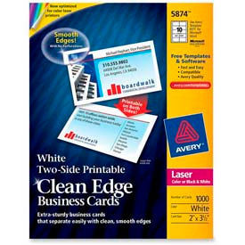Avery® Clean Edge Business Cards Laser 2
