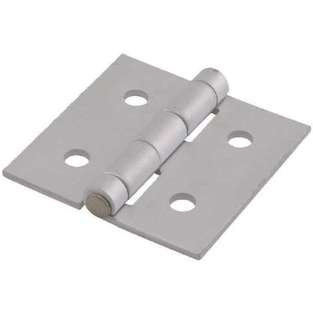 Door and Butt Hinge, Bronze, 2 in Leaf W x 2 in Leaf H, Anodized Aluminum MPN:2086
